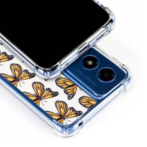 Monarch Butterflies by Cat Coq Moto G 5G (2024) Clear Case
